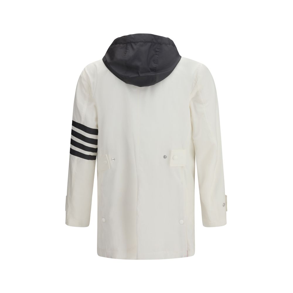 Thom Browne White Polyamide Sweatshirt