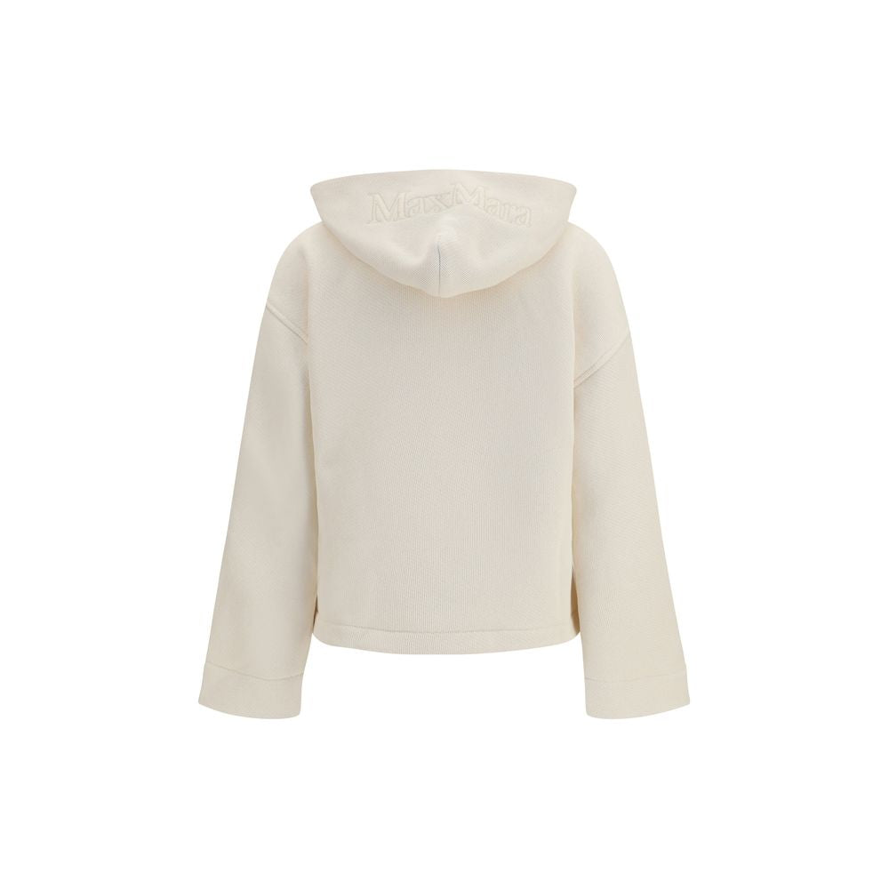 Max Mara Pure Beige Cotton Sweatshirt