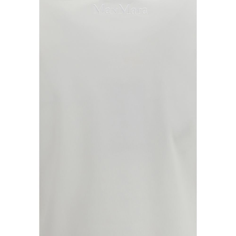 Max Mara Pure White Cotton T-Shirt