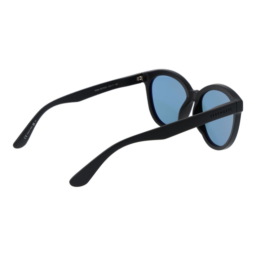 Serengeti Black Plastic Sunglasses