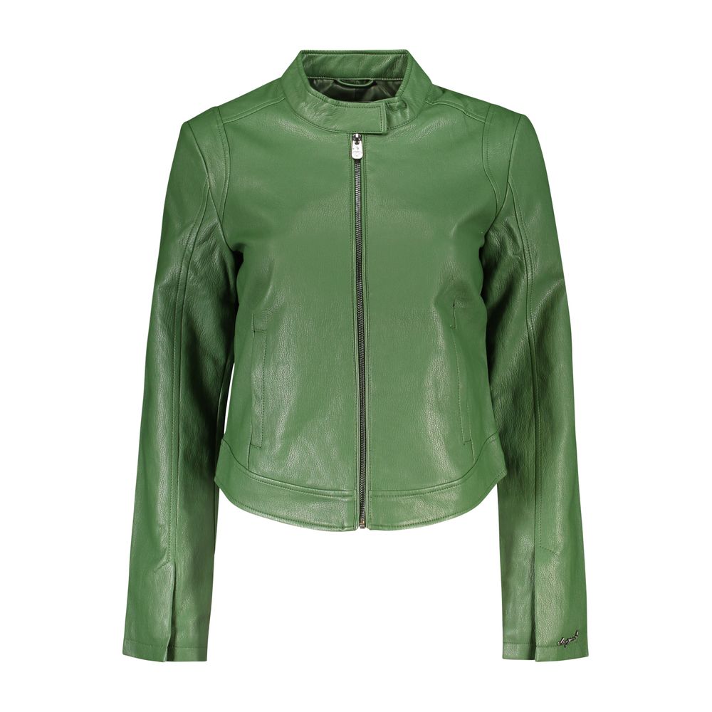 Desigual Verde Poliuretano Women Jacket