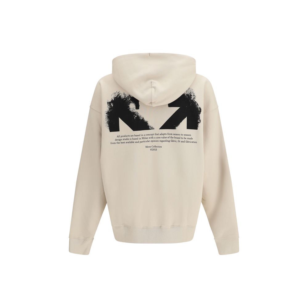 Off-White Beige Cotton Sweatshirt