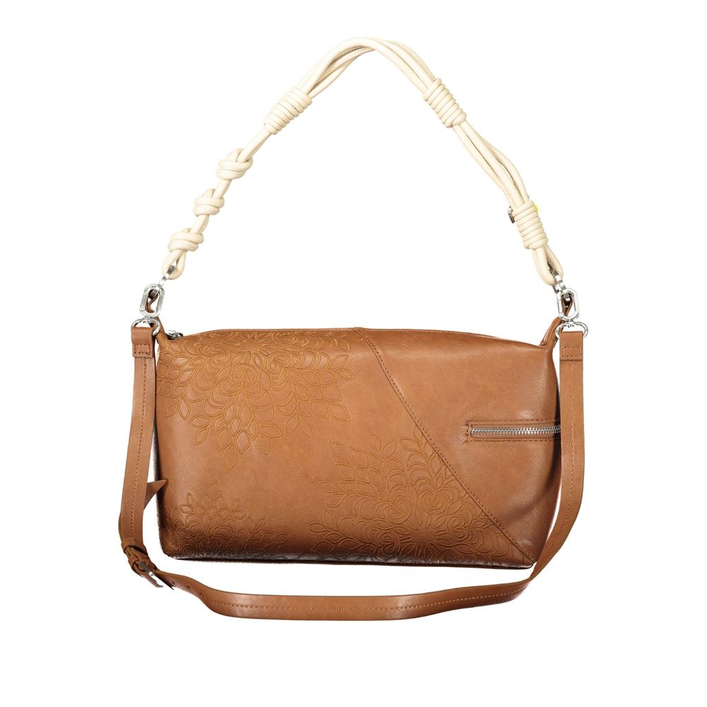 Desigual Marrone Polyurethane Women's Shoulder Bag