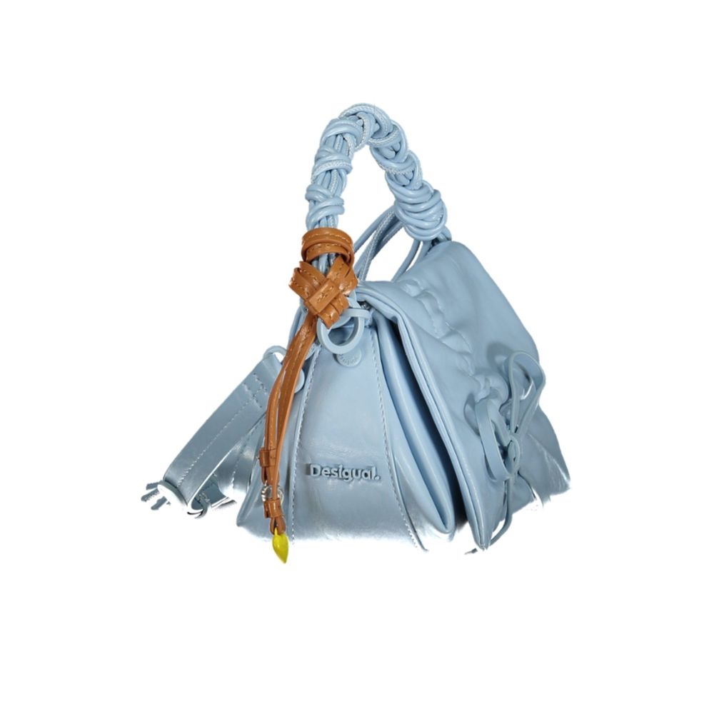 Desigual Azzurro Polyurethane Women Mini Bag