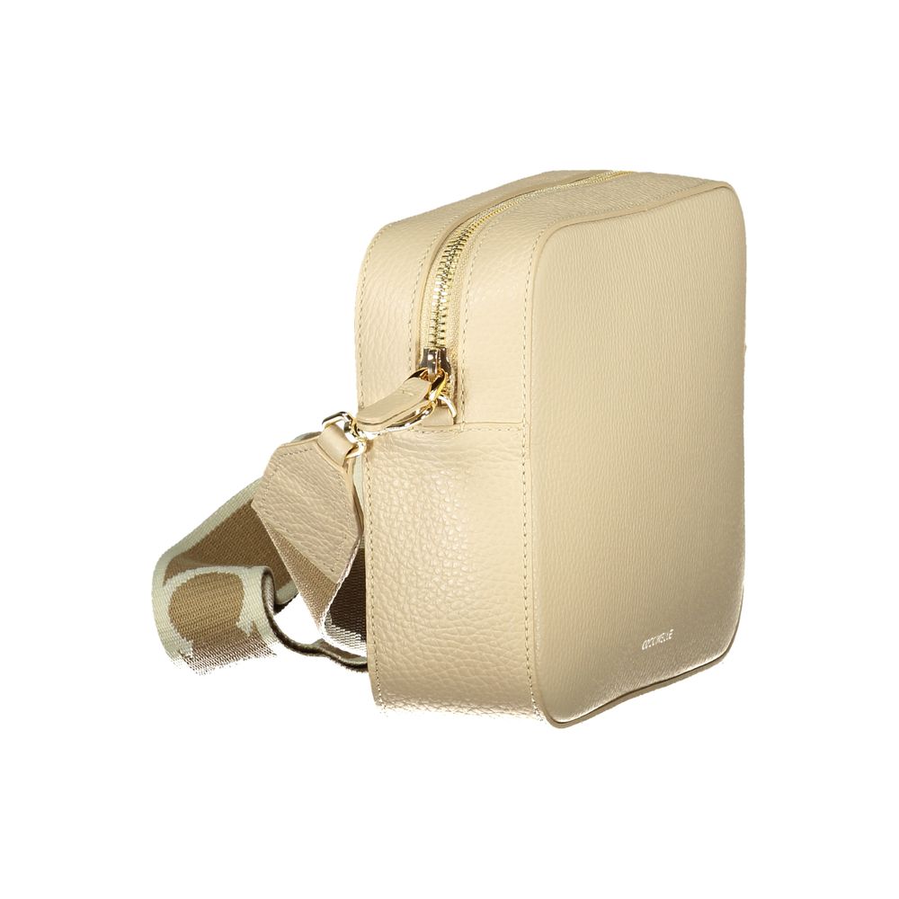 Coccinelle Beige Leather Women Handbag