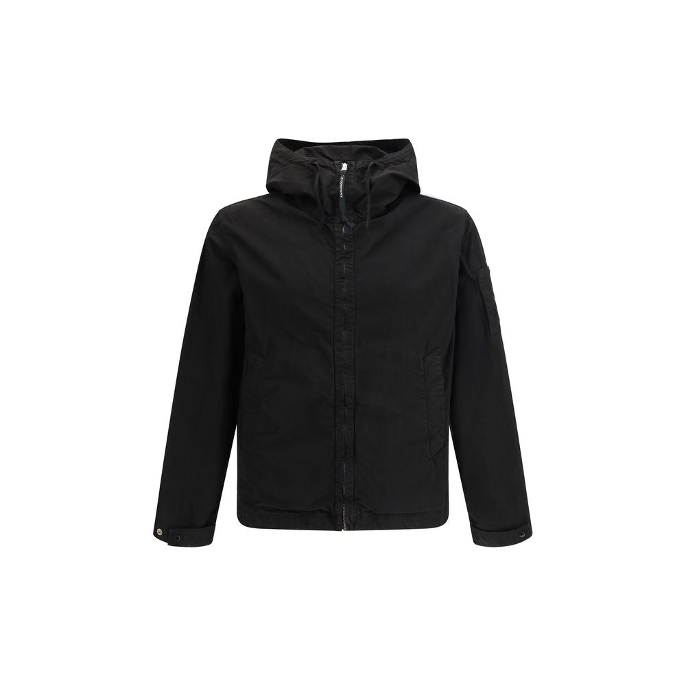 C.P. Company Black Polyester Shell Jacket