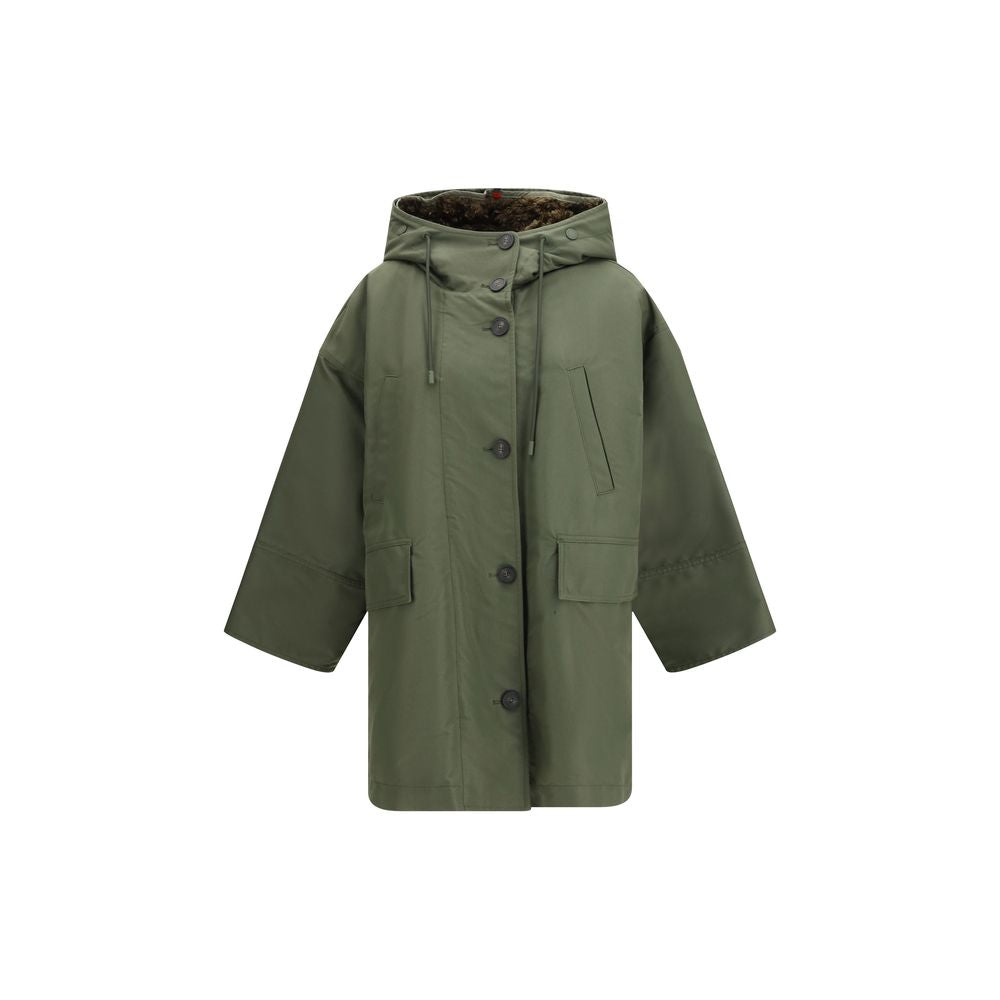 Max Mara Bicolor Cotton Trench Coat