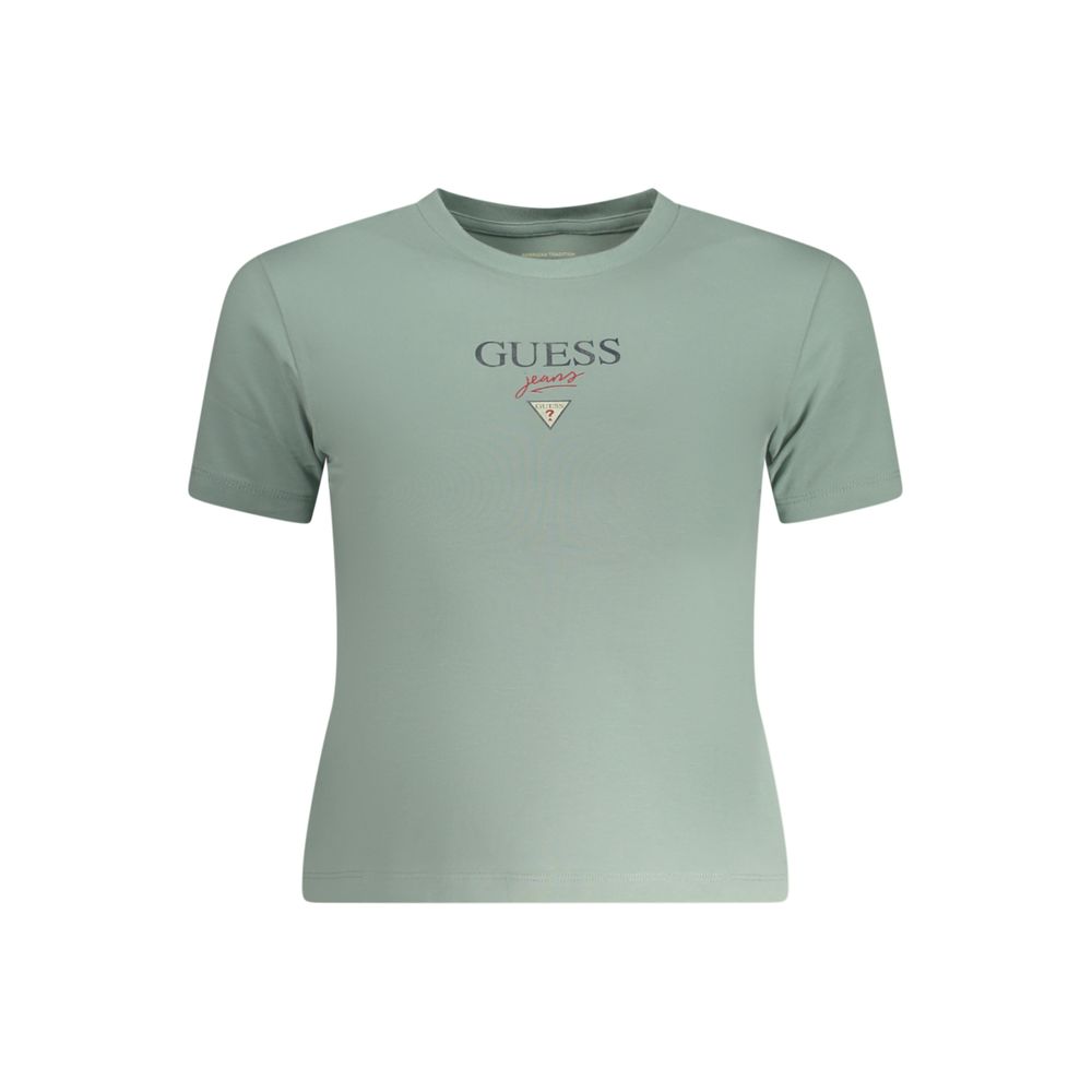 Guess Jeans Verde Cotton Women T-Shirt