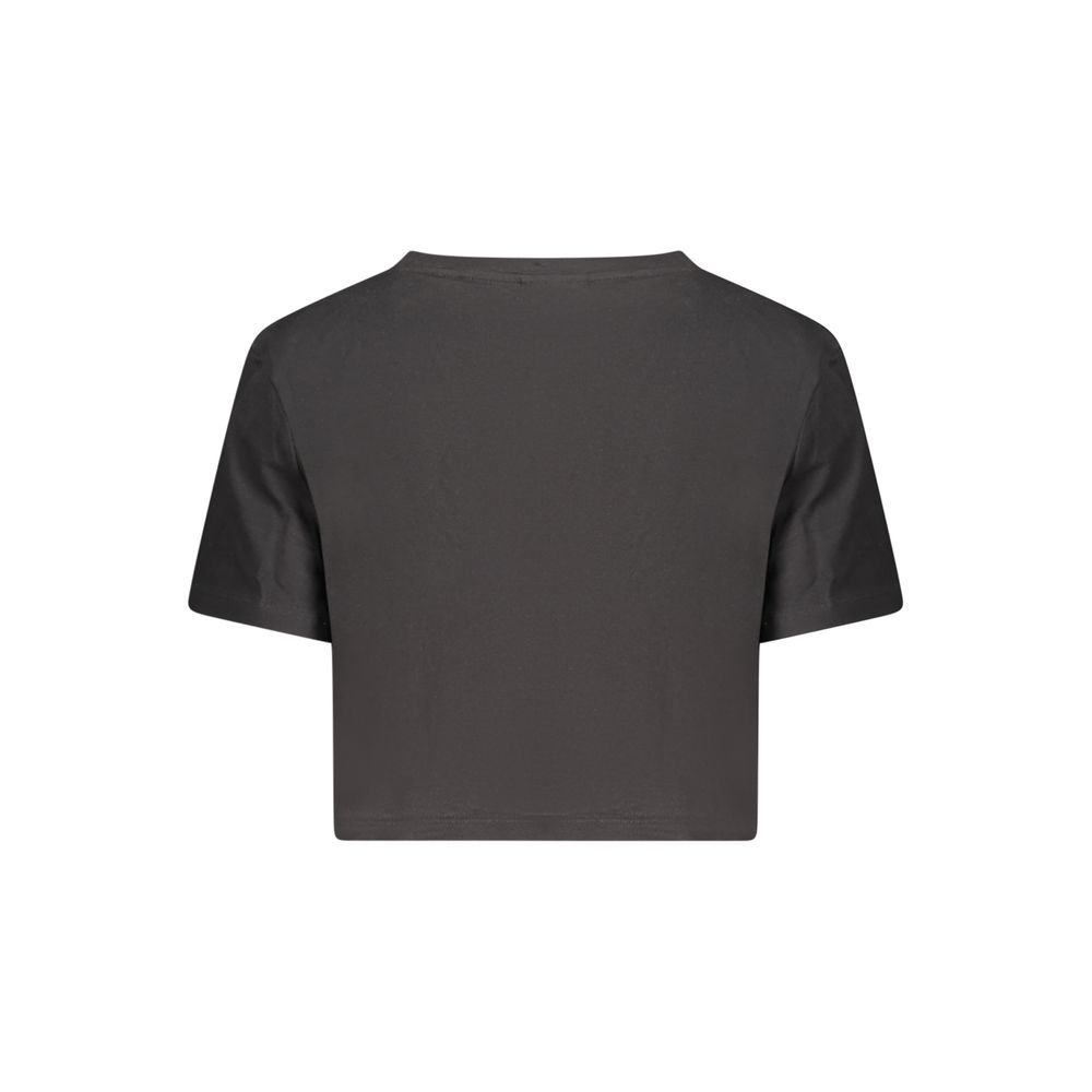 Guess Jeans Black Cotton Women T-Shirt