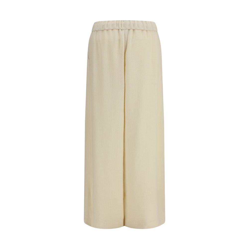 Gabriela Hearst Beige Alpaca Vicugna Pacos Casual Pants