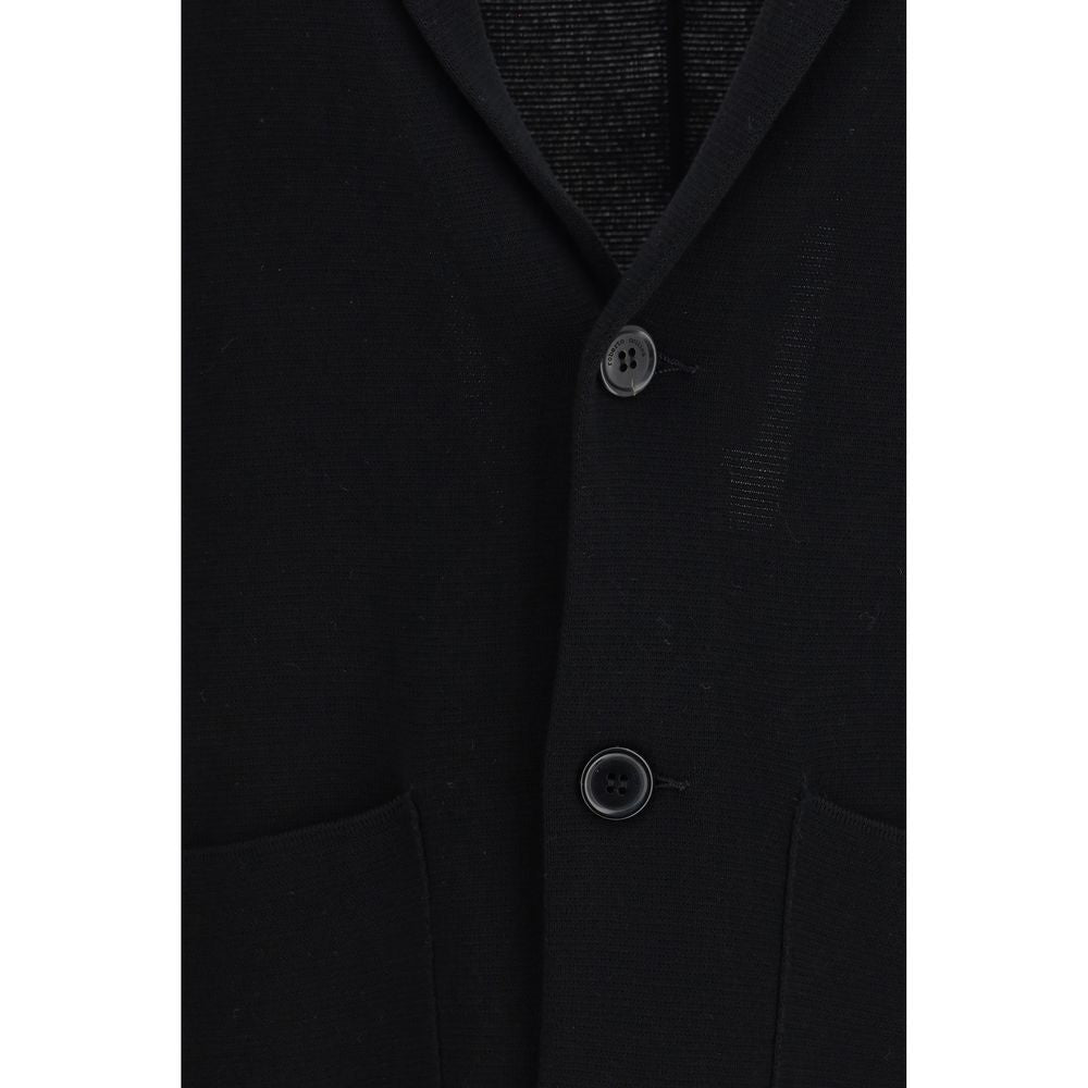 Roberto Collina Black Polyamide Coat