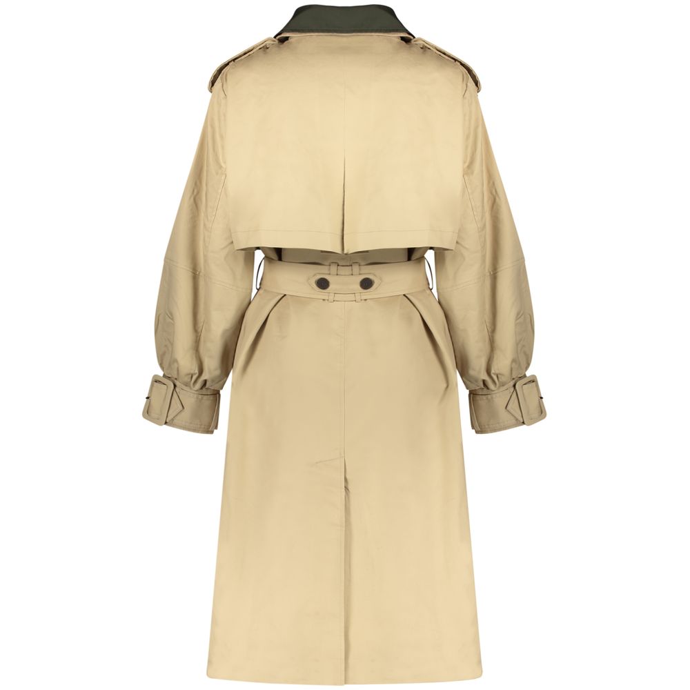 Desigual Beige Cotton Women's Trench Coat