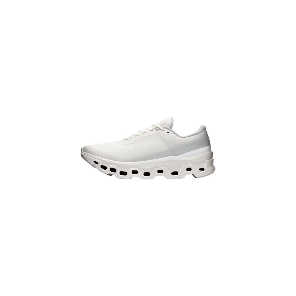 On Running White Recycled Polyester Athletic Sneakers