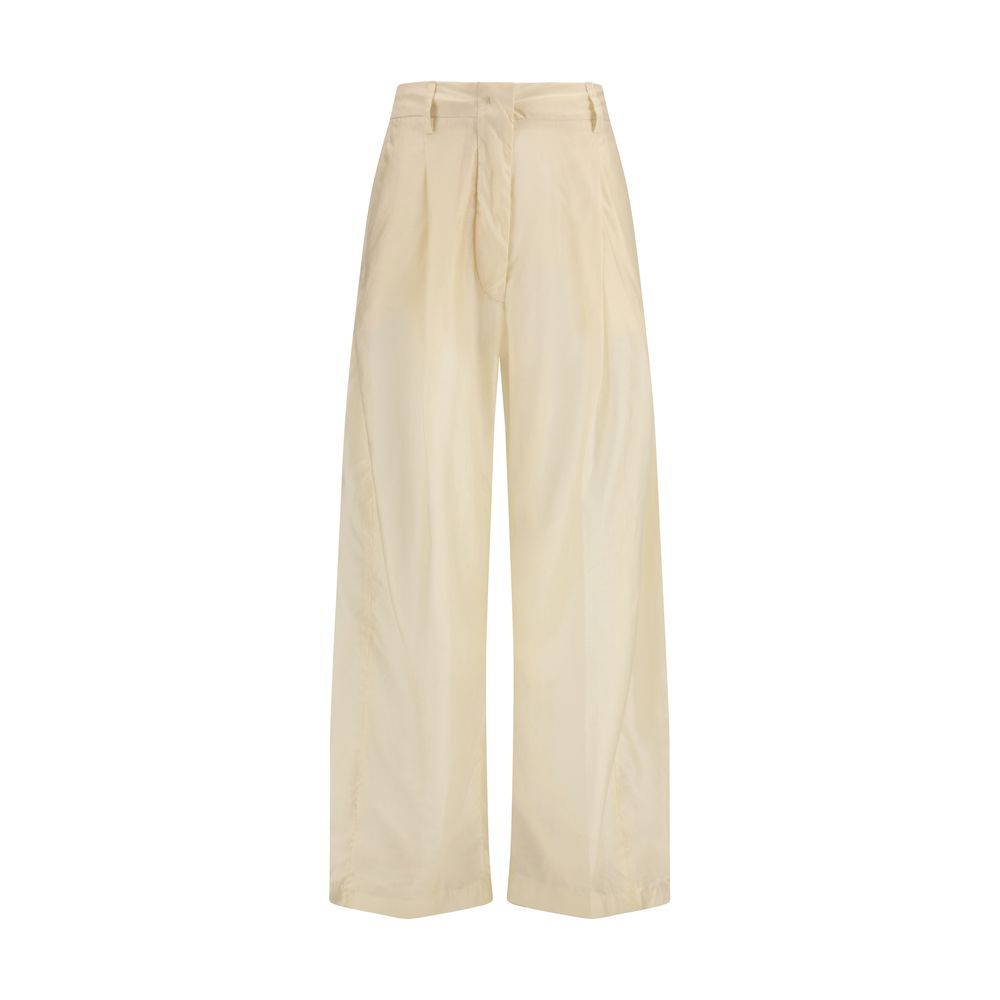 The Latest Beige Cotton Casual Pants