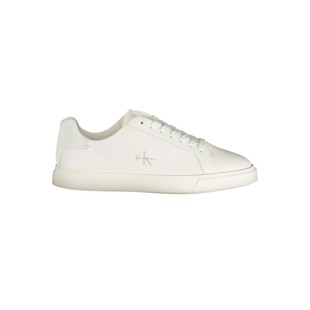 Calvin Klein White Polyurethane Women Sneaker