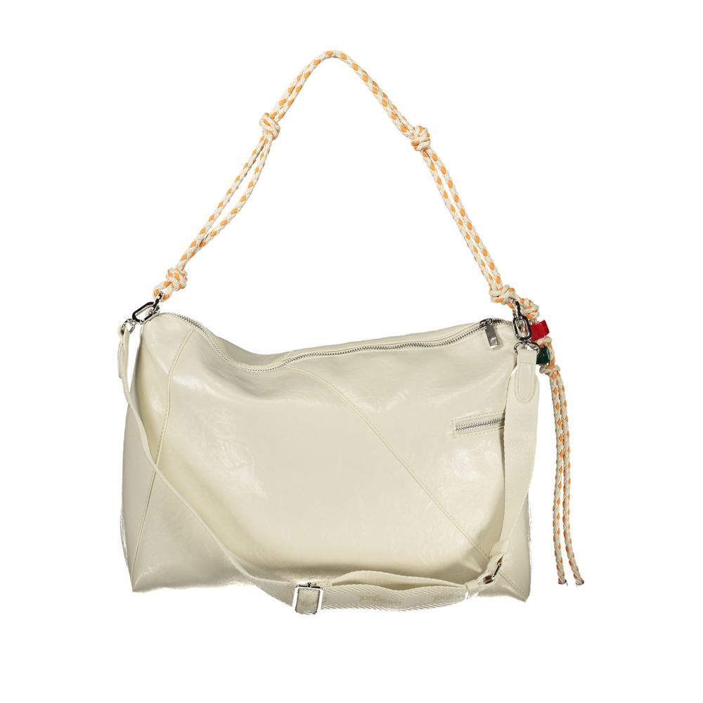 Desigual Ecru Polyurethane Women Handbag