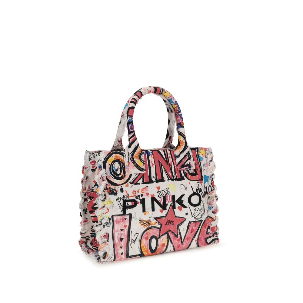 PINKO Multicolor Cotton Shoulder Bag