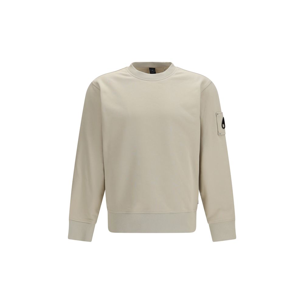 Moose Knuckles Beige Cotton Sweatshirt