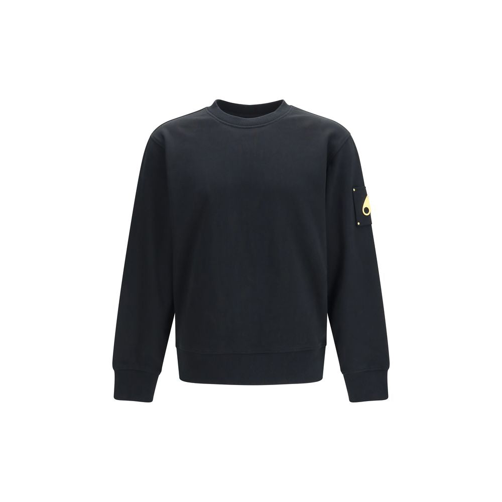 Moose Knuckles Black Cotton Sweatshirt