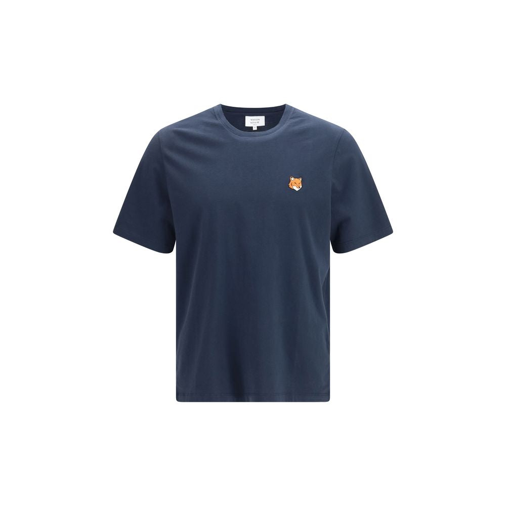 Maison Kitsuné Blue Cotton T-Shirt