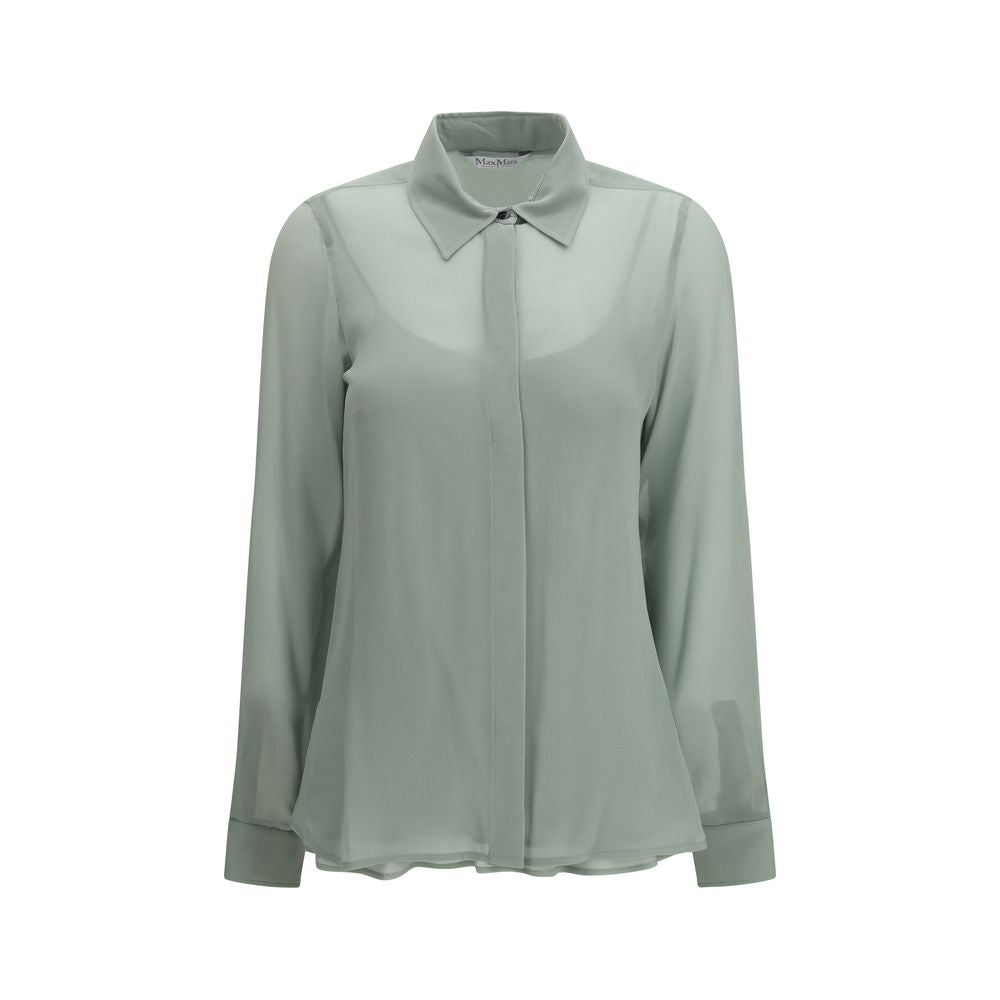 Max Mara Bicolor Silk Shirt