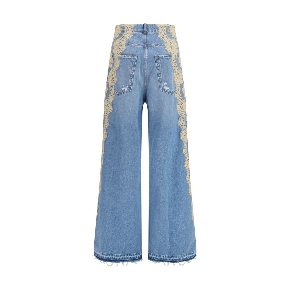 Dolce & Gabbana Blue Cotton Jeans Denim