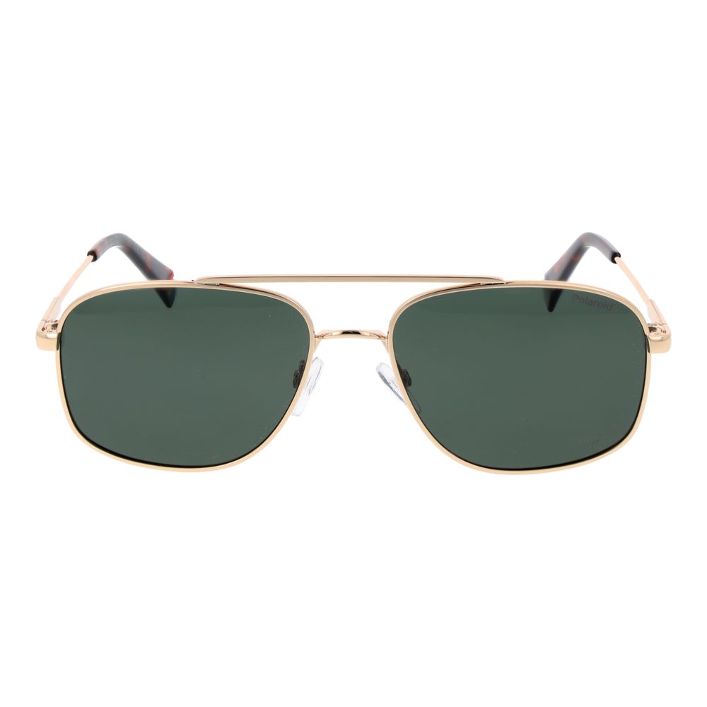 Polaroid Gold Metal Sunglasses