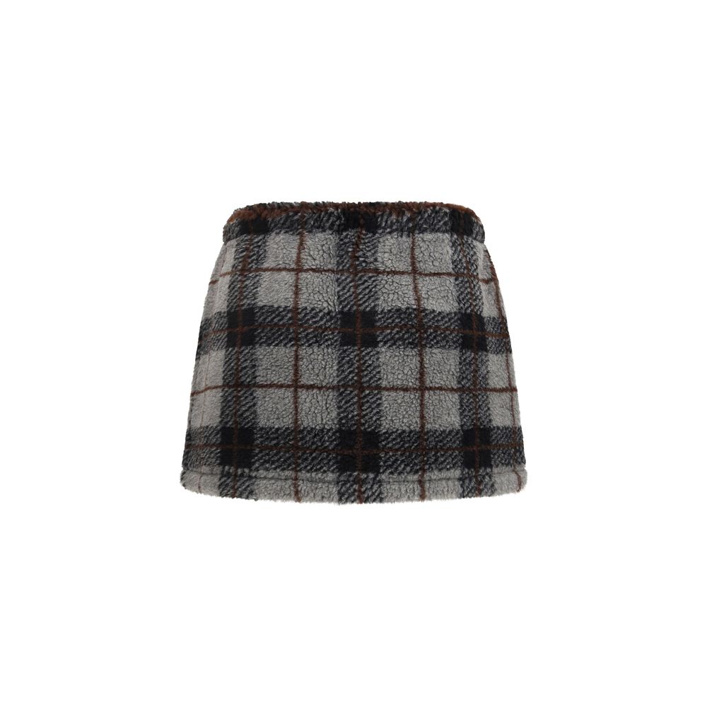 Miu Miu Multicolor Nylon Mini Skirt