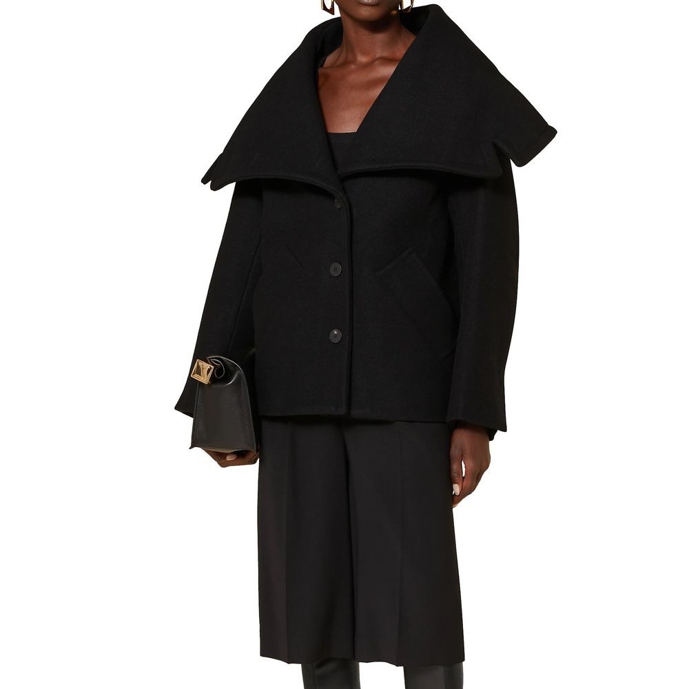 Jacquemus Black Virgin Wool Coat