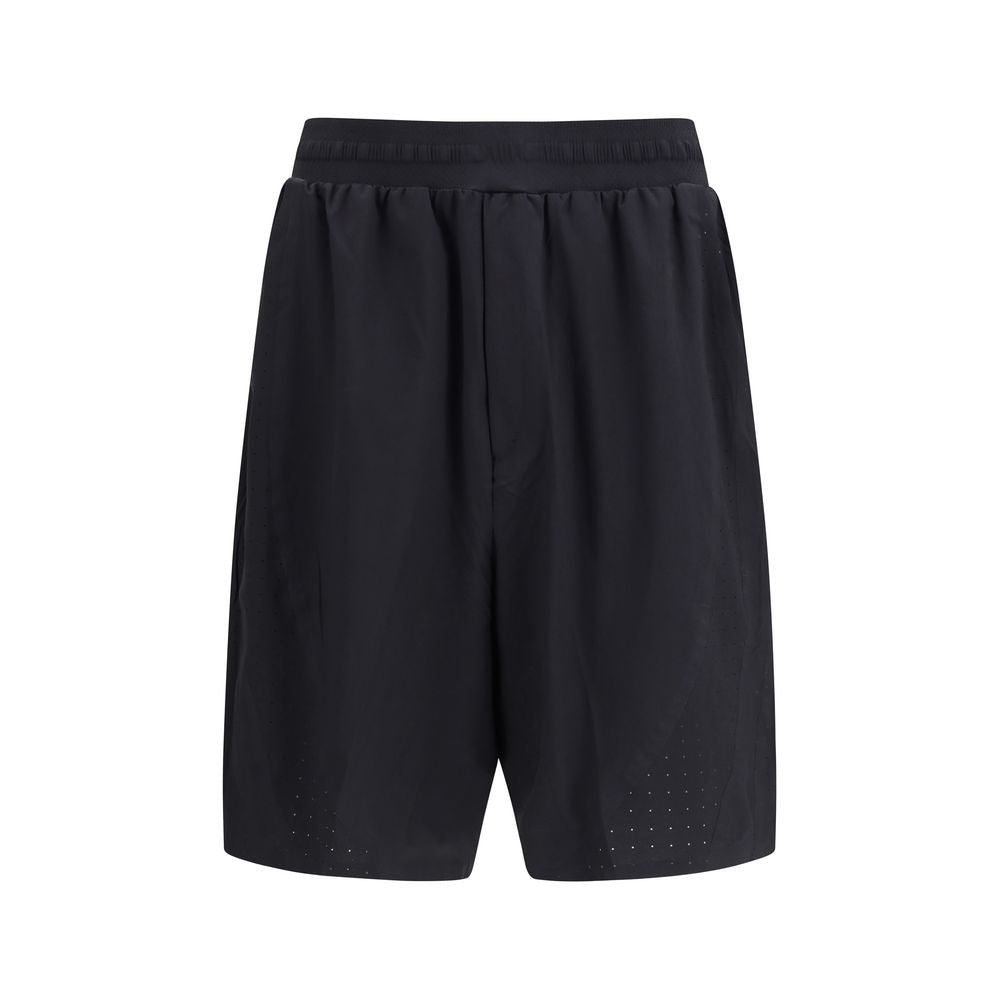 Y-3 Black Polyester Bermuda Shorts
