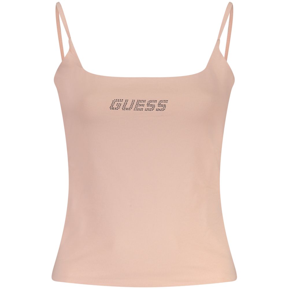 Guess Jeans Pink Cotton Women's Tank