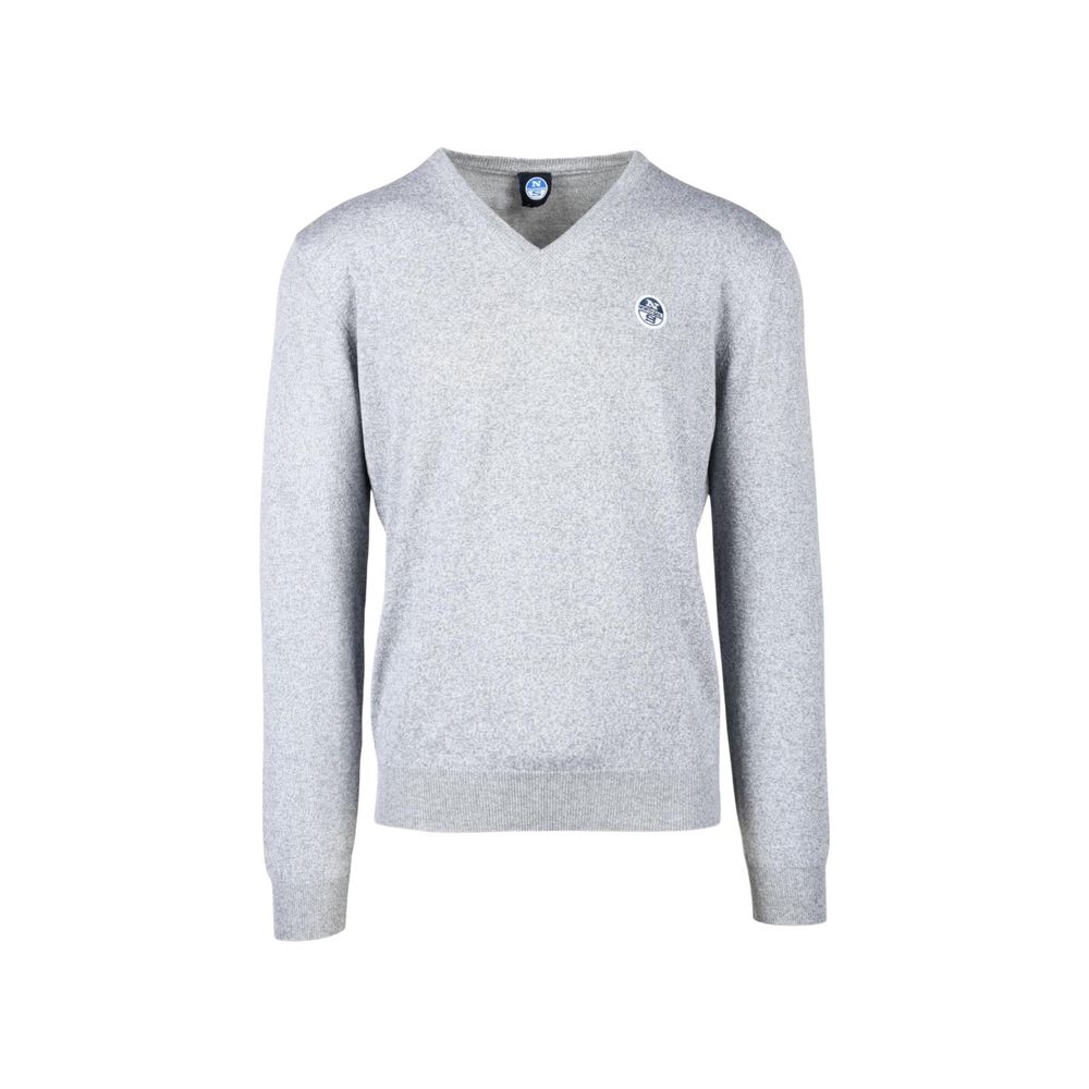 North Sails Gray Cotton Sweatshirt