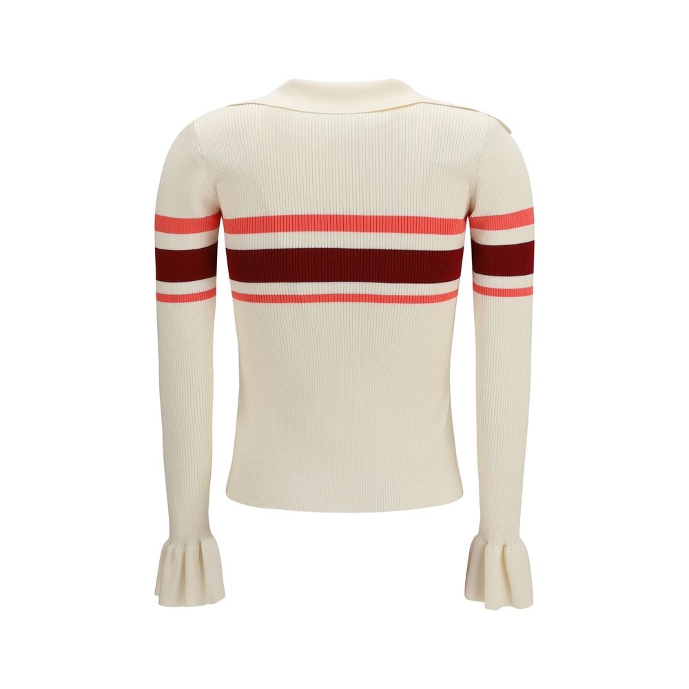 Self-Portrait Beige Viscose Blouse