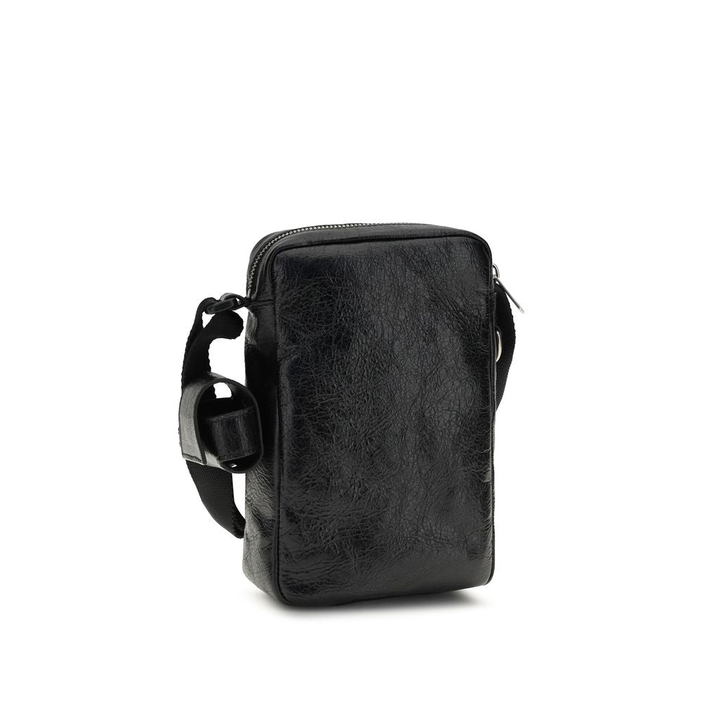 Balenciaga Black Lamb Ovis Aries Shoulder Bag