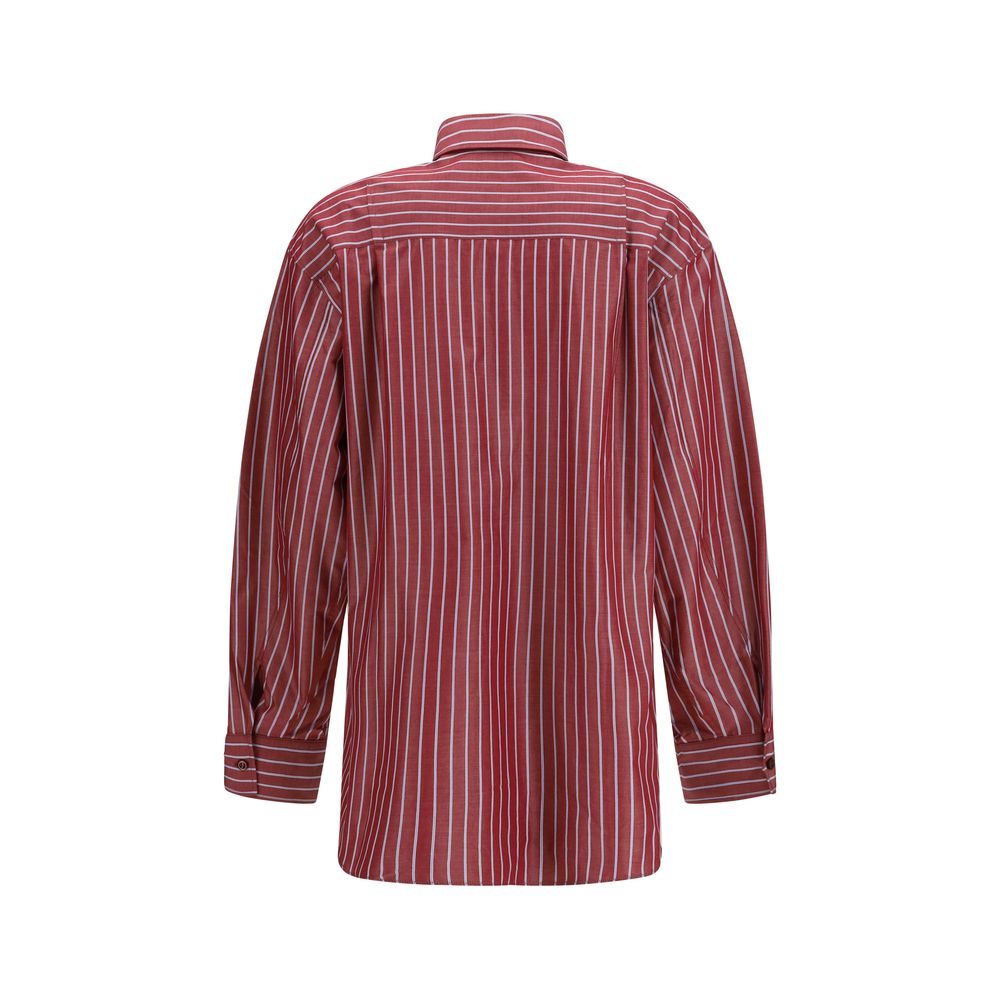 The Andamane Bordeaux Polyester Pattern Shirt