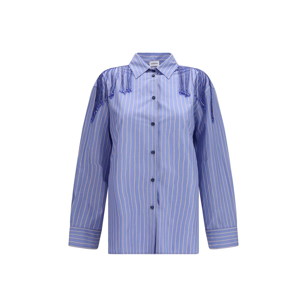 The Andamane Blue Cotton Dress Shirt