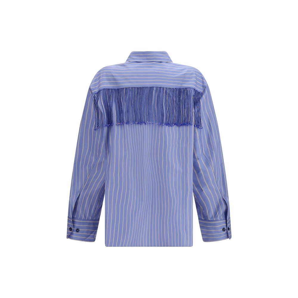 The Andamane Blue Cotton Dress Shirt