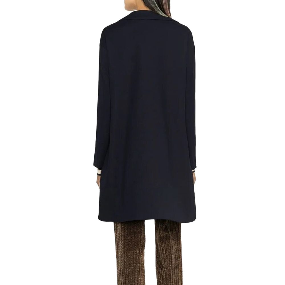 Herno Blue Cotton Coat