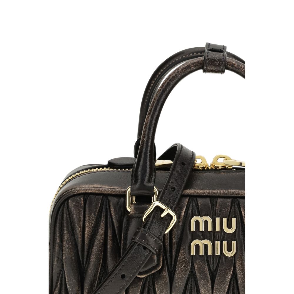 Miu Miu Brown Lamb Ovis Aries Handbag