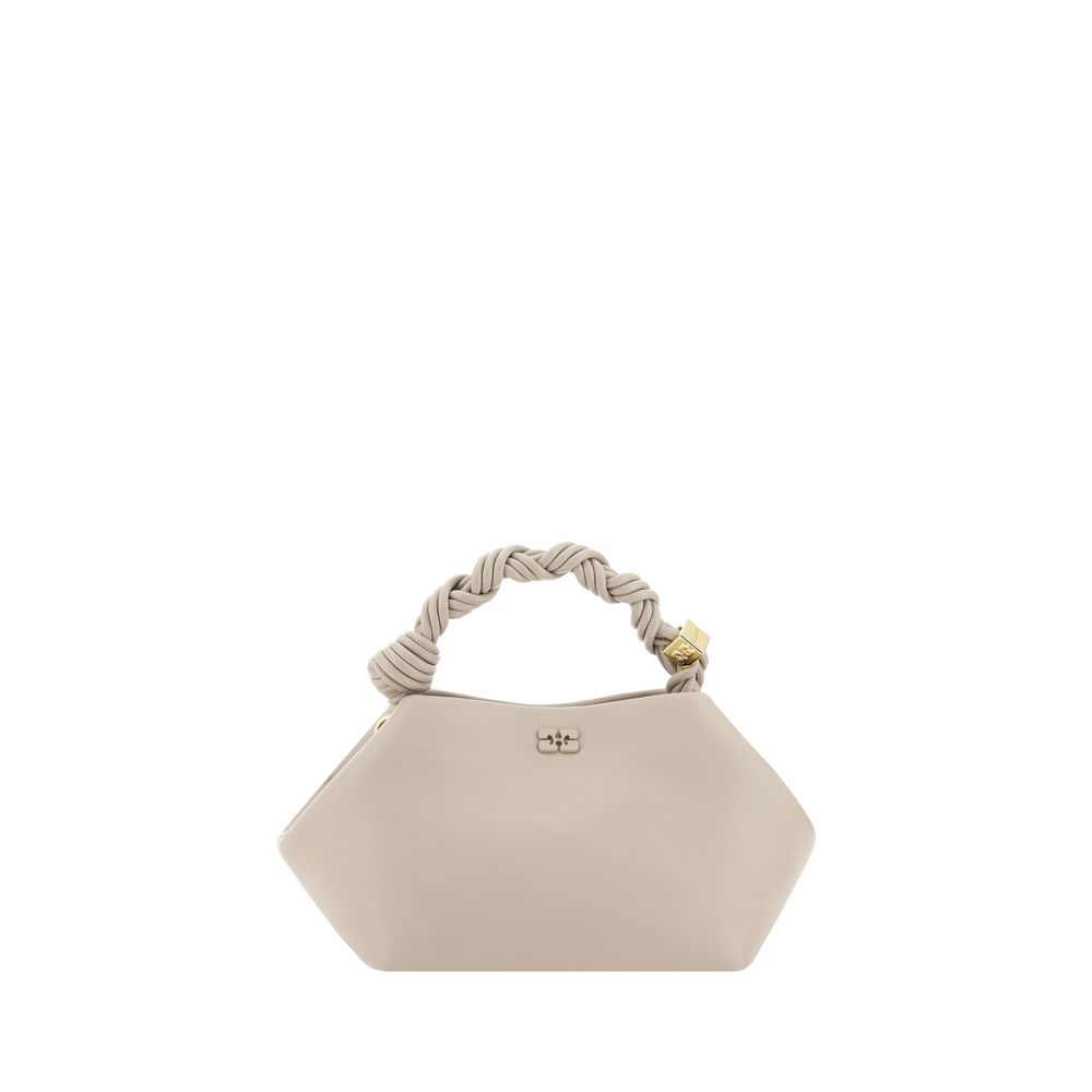 Ganni White Recycled Leather Handbag