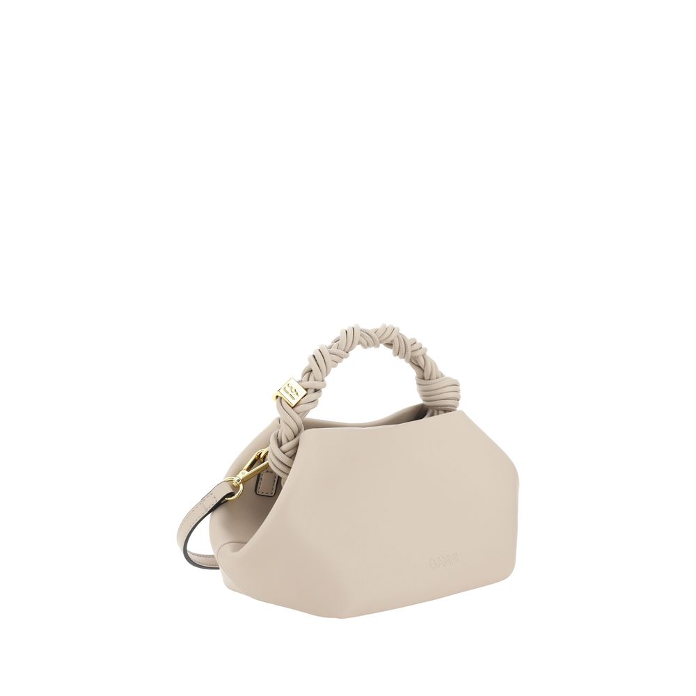 Ganni White Recycled Leather Handbag