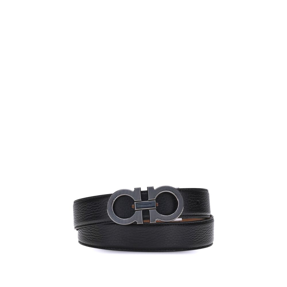 Ferragamo Black Calf Leather Bos Taurus Regular Women\'s Belt Ferragamo Black Calf Leather Bos Taurus Regular Belt main image 4