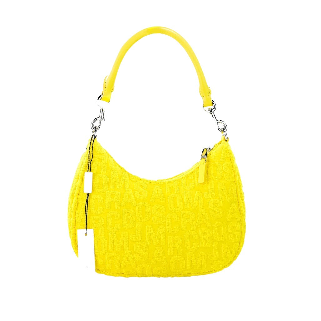 Marc Jacobs Monogram Terry Fabric Golden Kiwi Hobo Shoulder Bag Purse