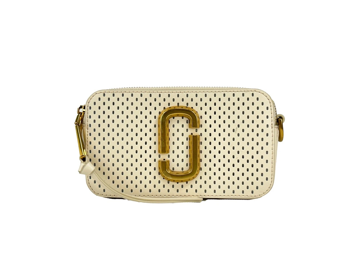 Marc Jacobs The Snapshot Perforated Crossbody Bag