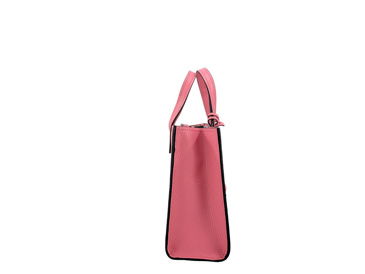 Marc Jacobs Mini Grind Pink Leather Crossbody Bag Purse