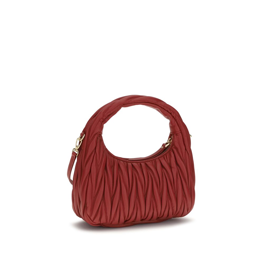 Miu Miu Red Calf Leather Bos Taurus Handbag