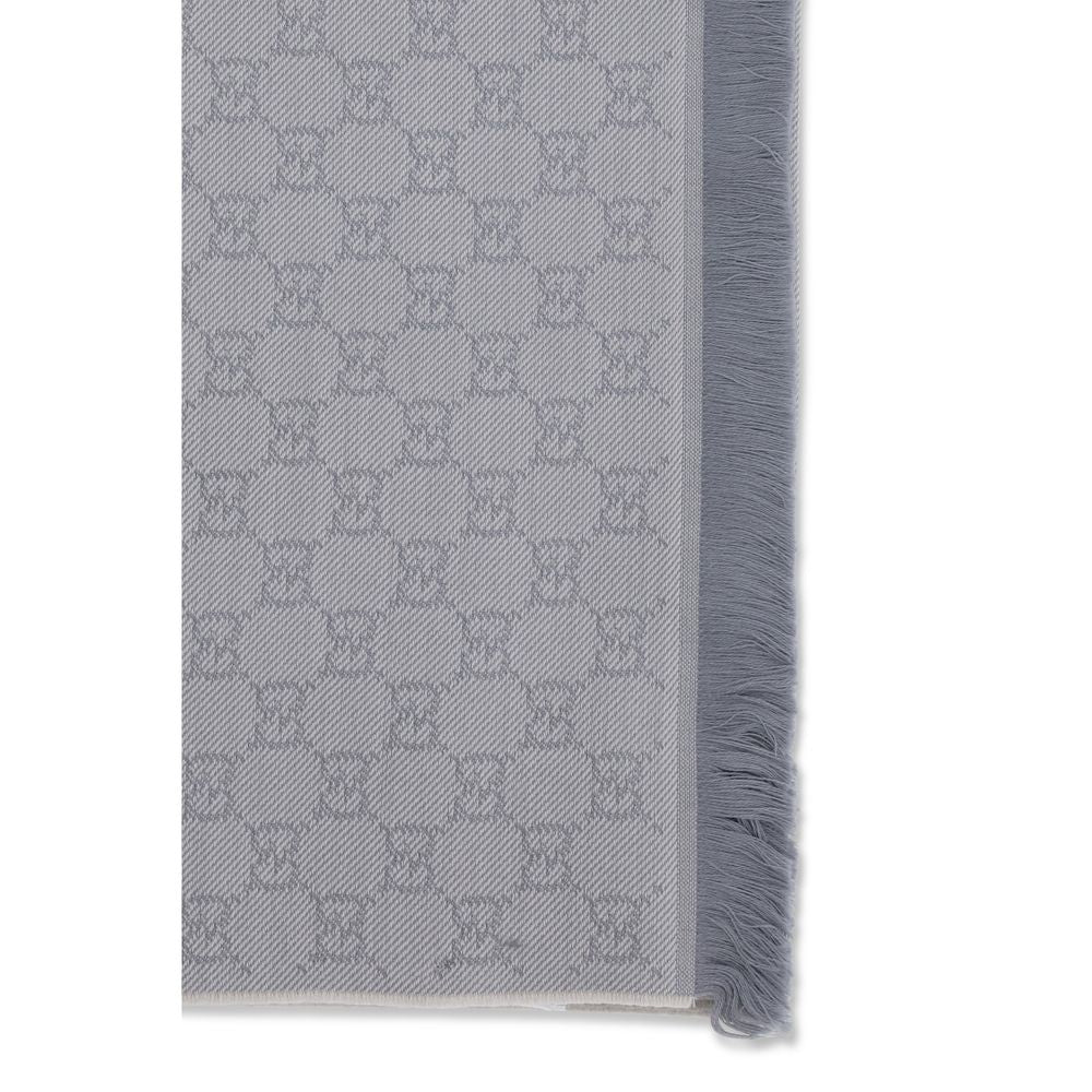 Gucci Gray Wool Oves Aries Scarf