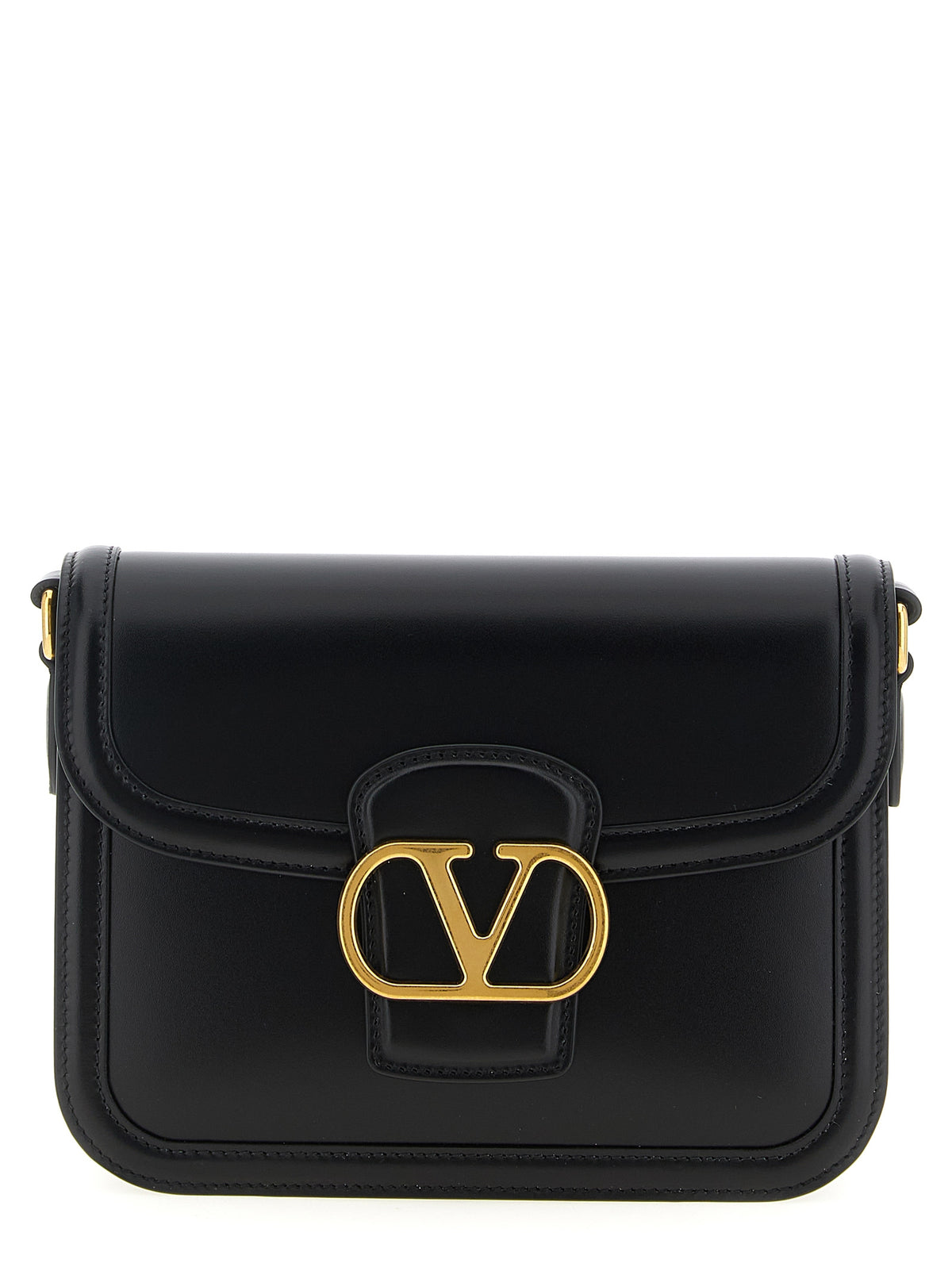Valentino Garavani Black Calfskin Crossbody Bag