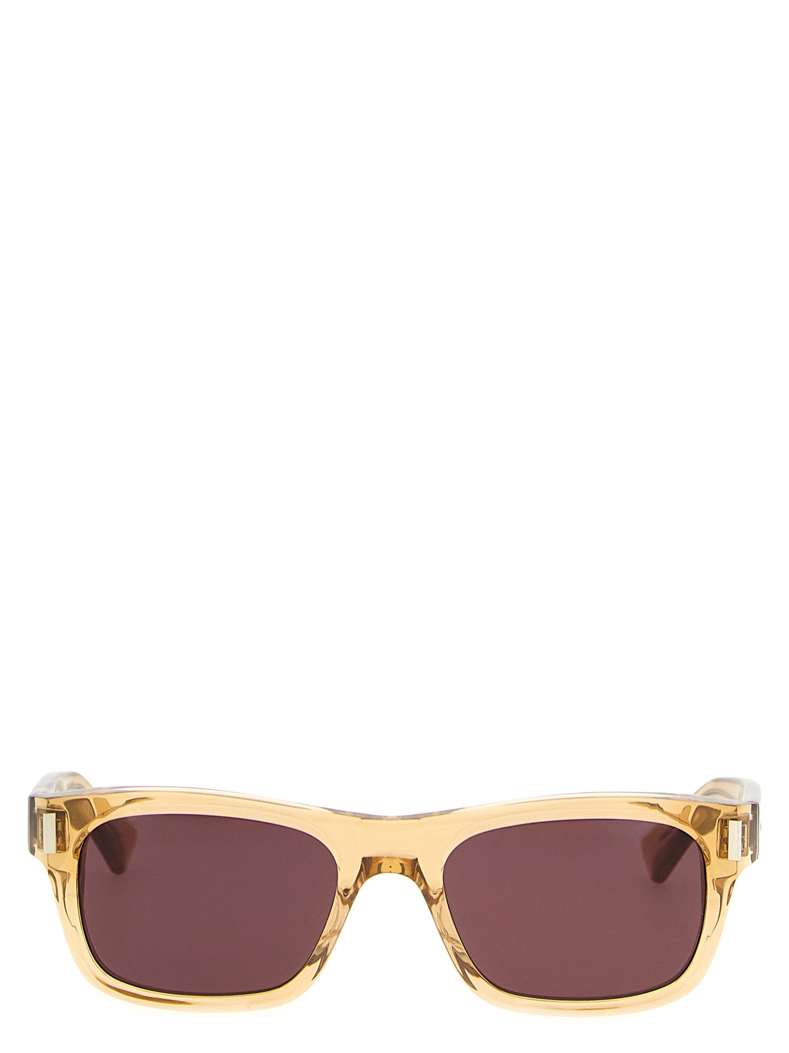 Saint Laurent Beige Acetate Sunglasses