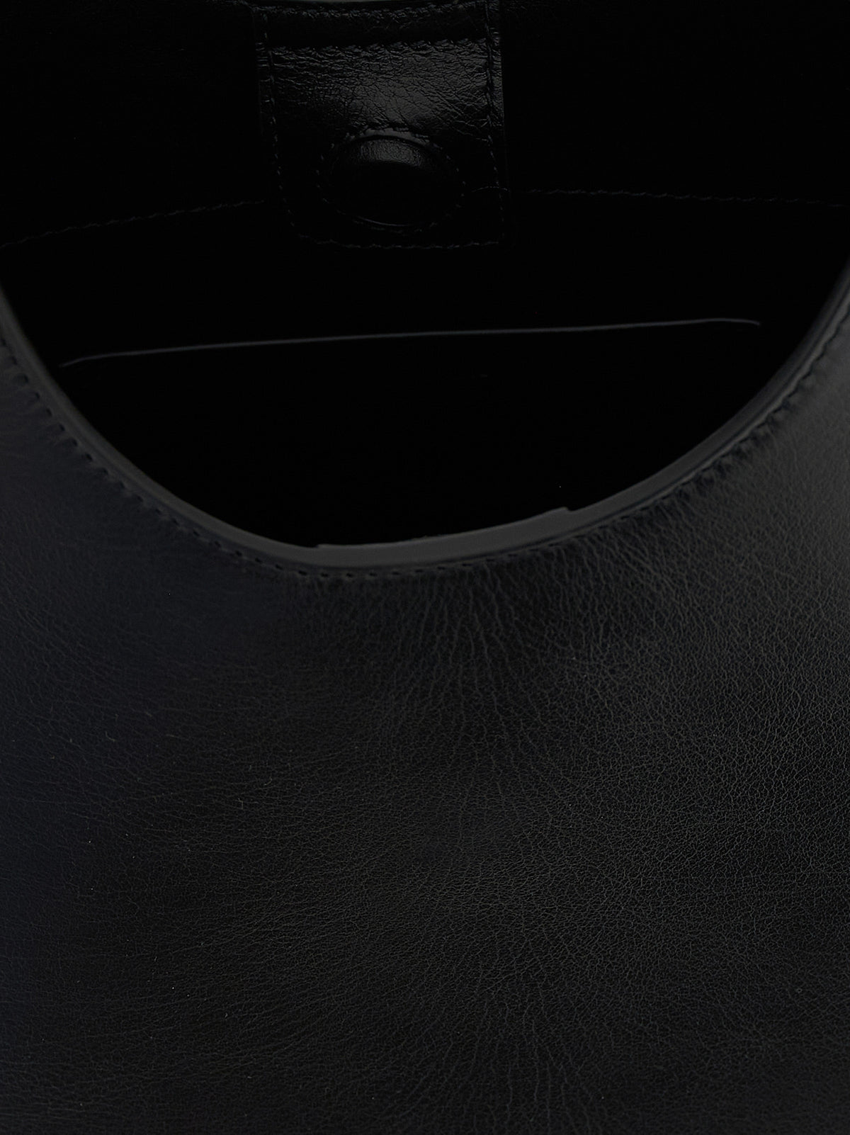 Jil Sander Black Bovine Leather Shoulder Bag